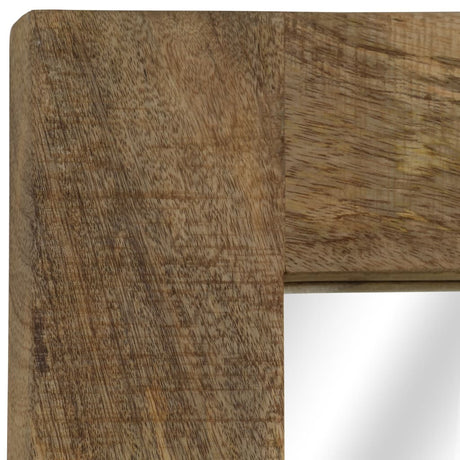 Vidaxl Mirror 50x80 cm Solid Mango Wood