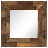 Vidaxl Mirror 50x50 cm fast genanvendt træ