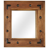 Vidaxx Mirror 50x50 cm Solid Acacia Wood