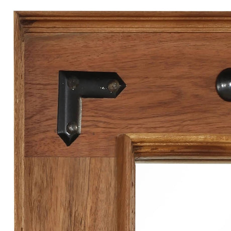 Vidaxx Mirror 50x50 cm Solid Acacia Wood