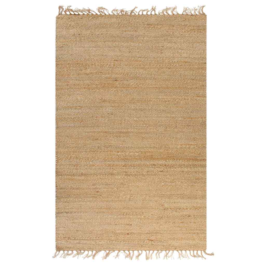 Vidaxl Rug 120x180 cm håndvævet jute selvfølgelig