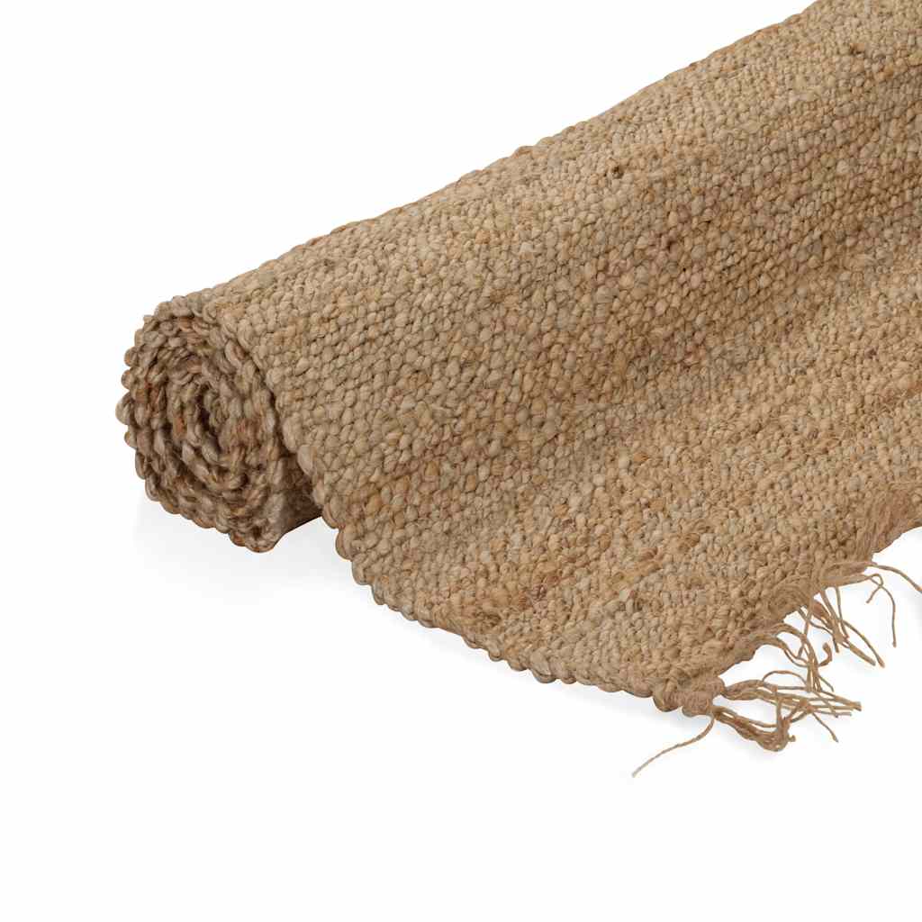 Vidaxl Rug 120x180 cm håndvævet jute selvfølgelig