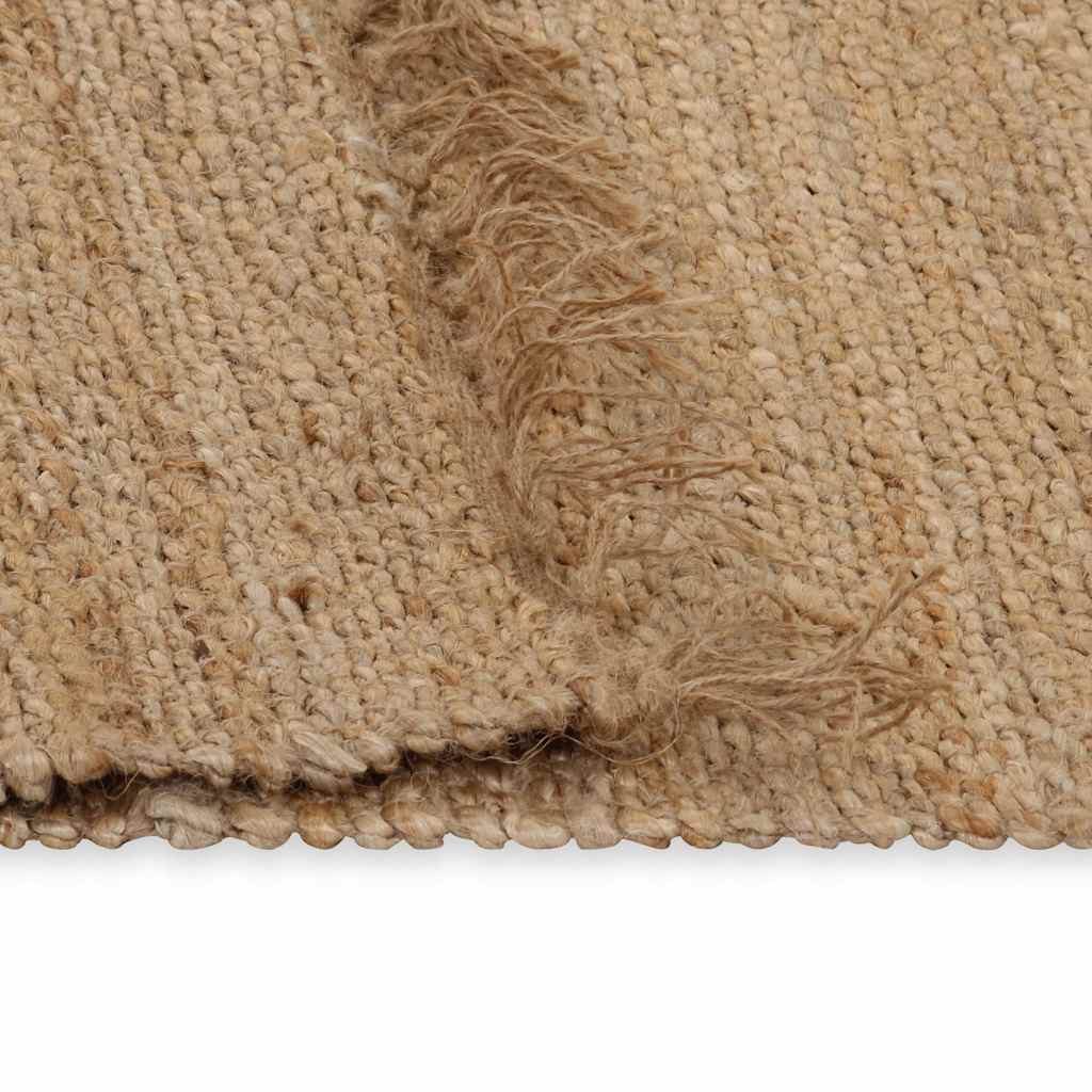 Vidaxl Rug 120x180 cm håndvævet jute selvfølgelig
