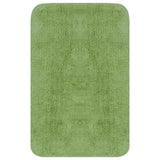 Vidaxl Bathmatting Set Fabric Green 3-Piece