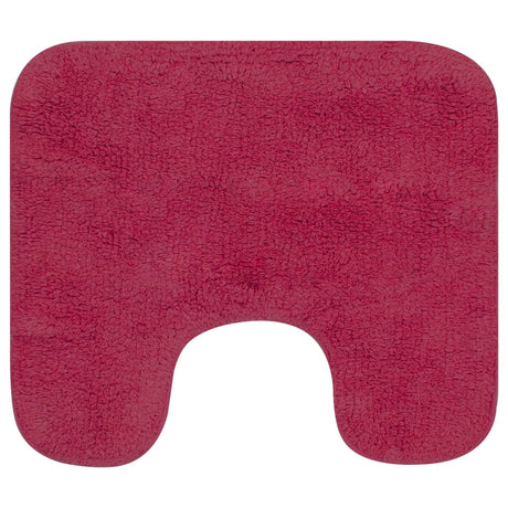 Vidaxl Bathmatting Set Stof Fuchsia 3-delt