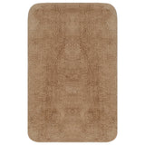 Vidaxl Bathmatting Sæt med stof beige 2-delt