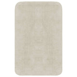 Vidaxl Bathmatting Set Fabric White 2-del