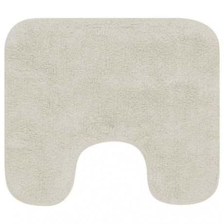 Vidaxl Bathmatting Set Fabric White 2-del
