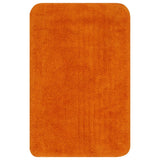 Vidaxl Bathmatting Set Stof Orange 2-del