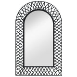 Vidaxl Wall Mirror Bent 50x80 cm sort sort