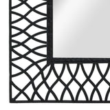 Vidaxl Wall Mirror Bent 50x80 cm sort sort