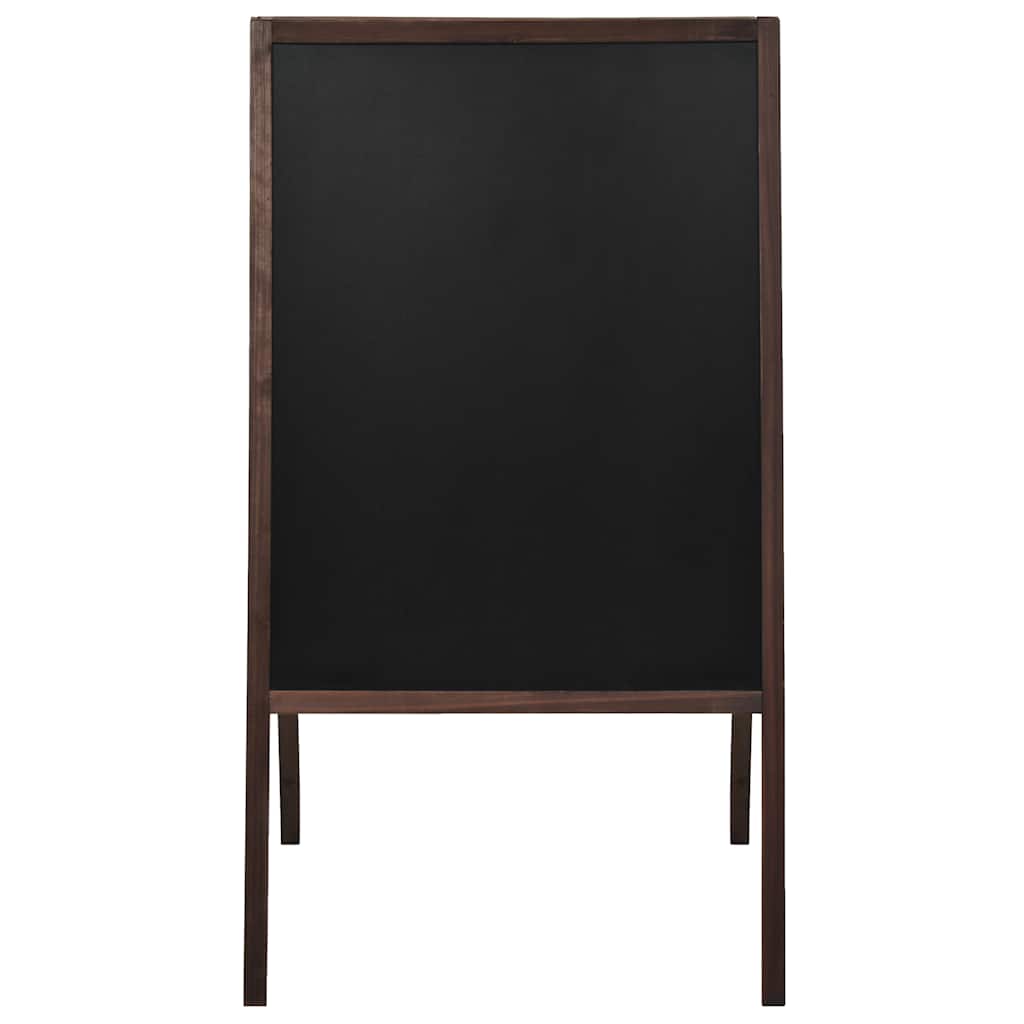 Vidaxl Chalkboard Double -Sidet løsrevet 60x80 cm cedertræ træ