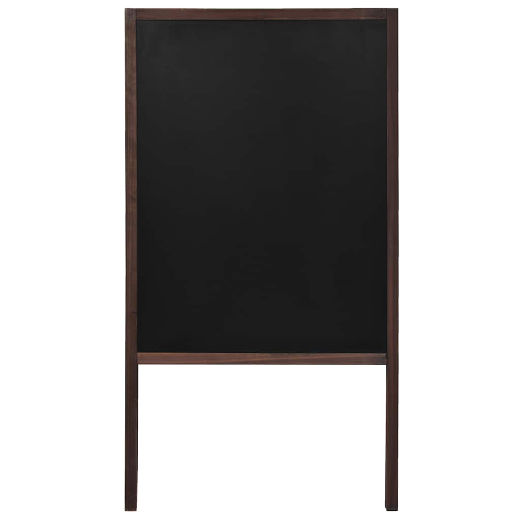 Vidaxl Chalkboard Double -Sidet løsrevet 60x80 cm cedertræ træ