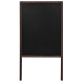 Vidaxl Chalkboard Double -Sidet løsrevet 60x80 cm cedertræ træ