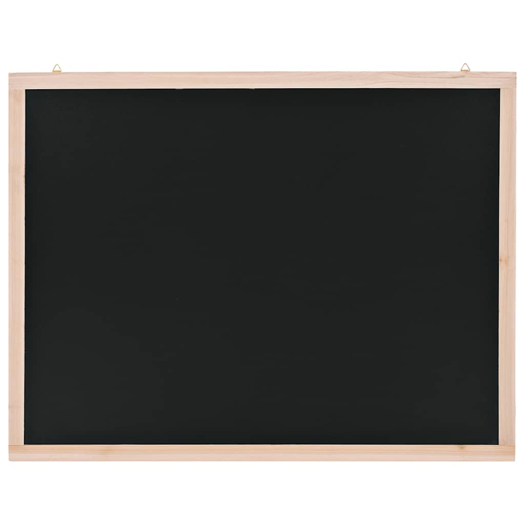Vidaxl tavle til væggen 60x80 cm cedertræ træ