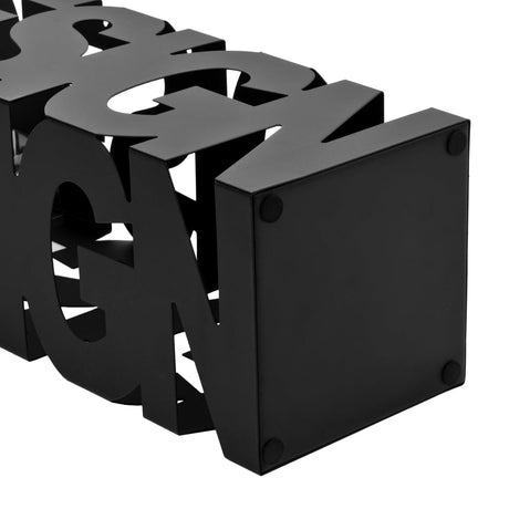 Vidaxl Paraply Holder Design Steel Black