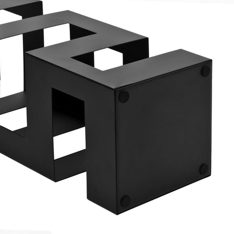 Vidaxl paraplyholder stål sort