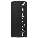 Vidaxl paraplyholder Velkommen Steel Black