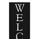 Vidaxl paraplyholder Velkommen Steel Black