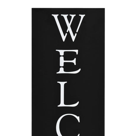 Vidaxl paraplyholder Velkommen Steel Black