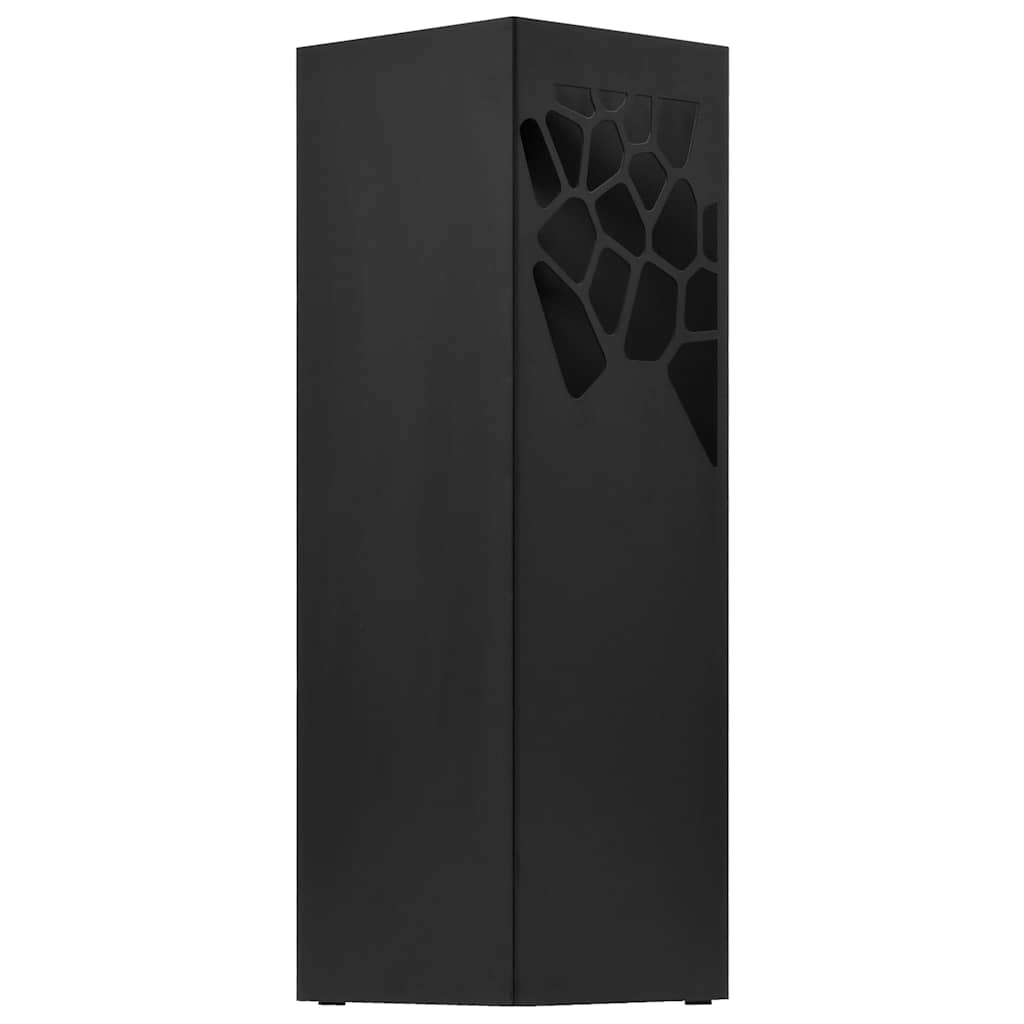 Vidaxl paraplyholder Stone Steel Black