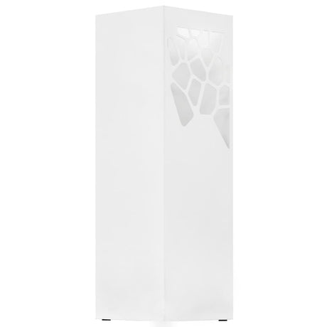 Vidaxl paraplyholder Stone Steel White
