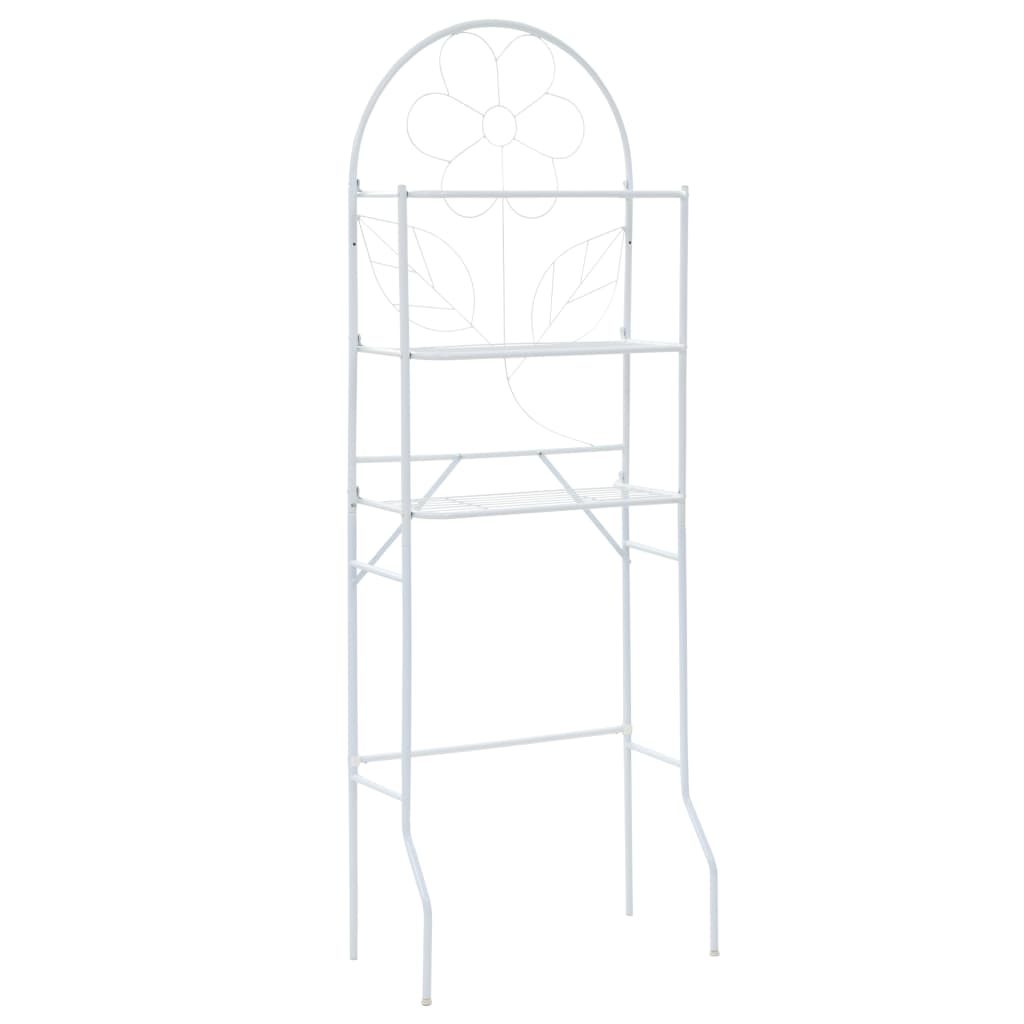 Vidaxl badeværelse rack 60x33x174 cm hvid
