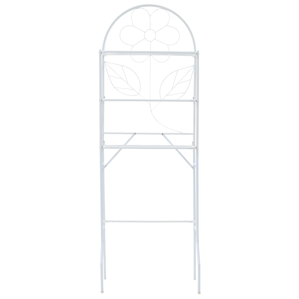 Vidaxl badeværelse rack 60x33x174 cm hvid