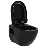 Vidaxl Wall toilet keramisk sort