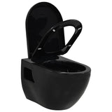 Vidaxl Wall toilet keramisk sort