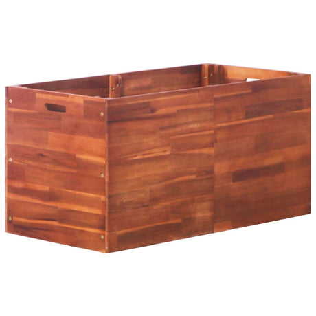 Vidaxl planter hævede 100x50x50 cm acacia træ