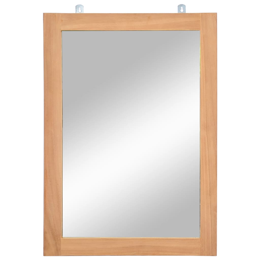 Vidaxl Wall Mirror 50x70 cm solid teak