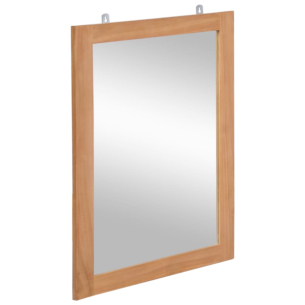 Vidaxl Wall Mirror 50x70 cm solid teak