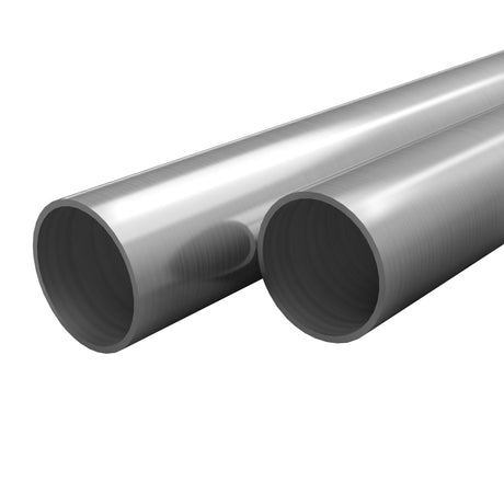Vidaxl -rør omkring V2A 2m Ø42X1.8mm rustfrit stål 2 m