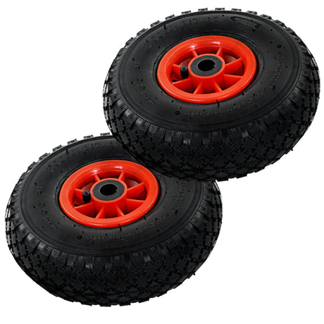 Vidaxl Hand Truck Wheels 2 stk 3,00-4 (245x82) Gummi