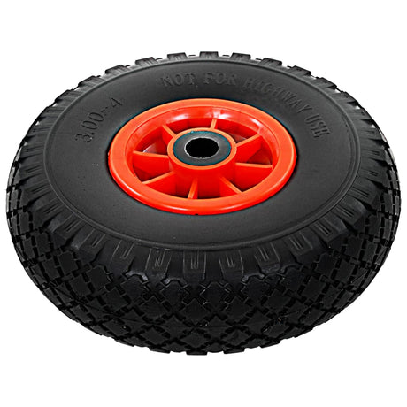 Vidaxl Hand Truck Wheels 3,00-4 (260x85) Solid PU 2 stk.