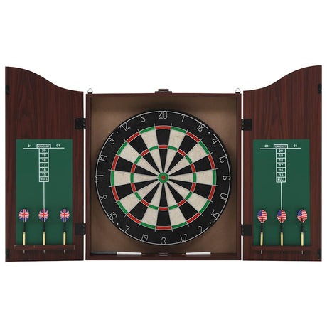 Vidaxl Dartboard Professional med skab og 6 dart sisal