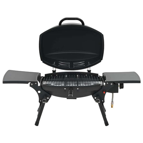 Vidaxl gasbarbecue med madlavningszone sort