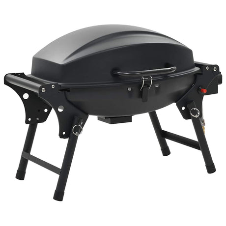 Vidaxl gasbarbecue med madlavningszone sort