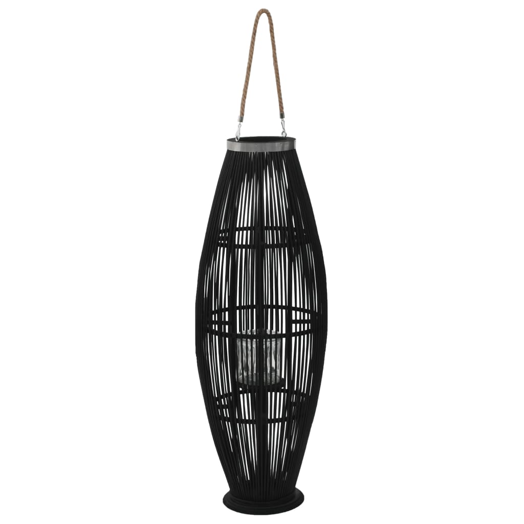 Vidaxl Lantern Holder hængende 95 cm bambus sort