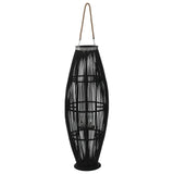 Vidaxl Lantern Holder hængende 95 cm bambus sort