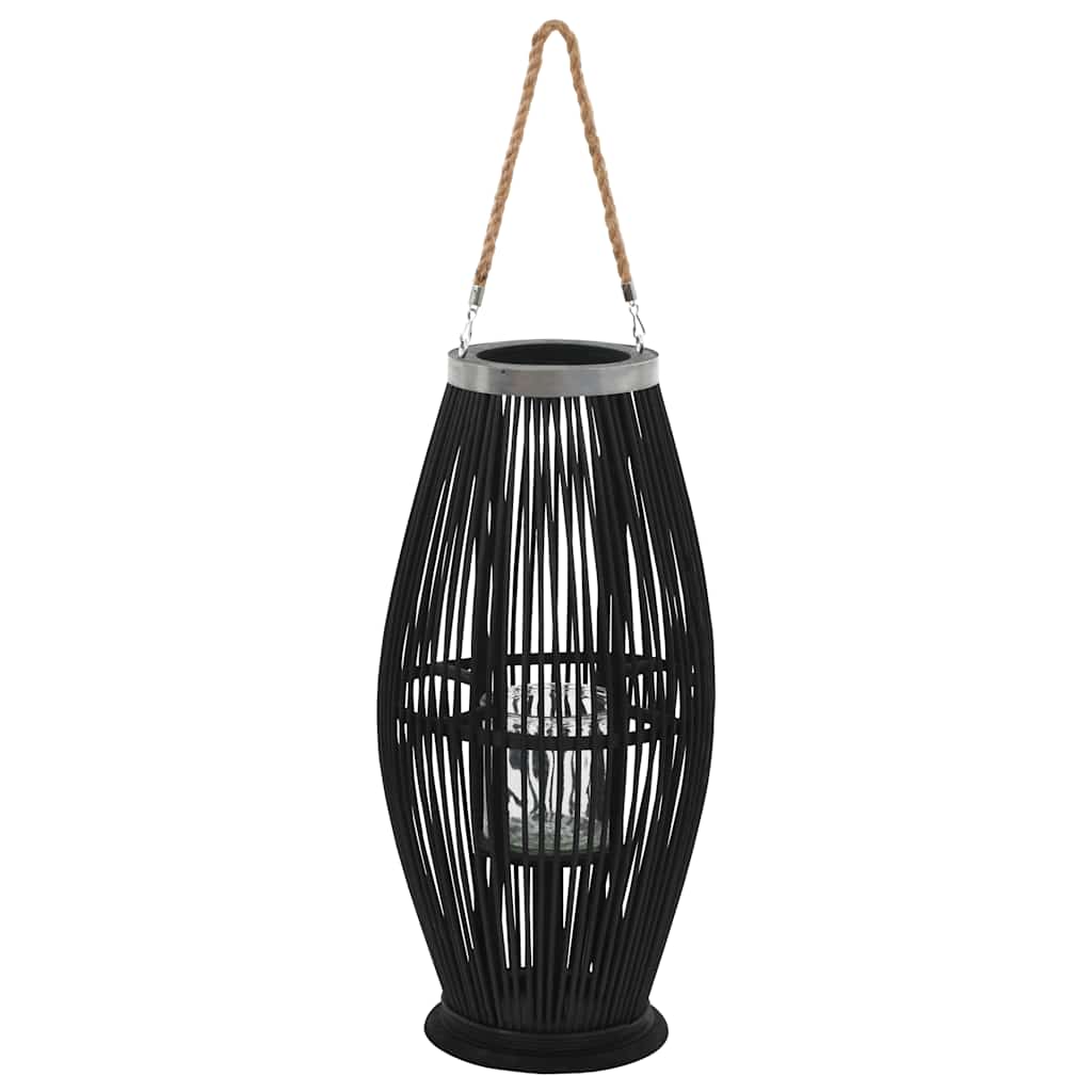 Vidaxl Lantern Holder hængende 60 cm bambus sort