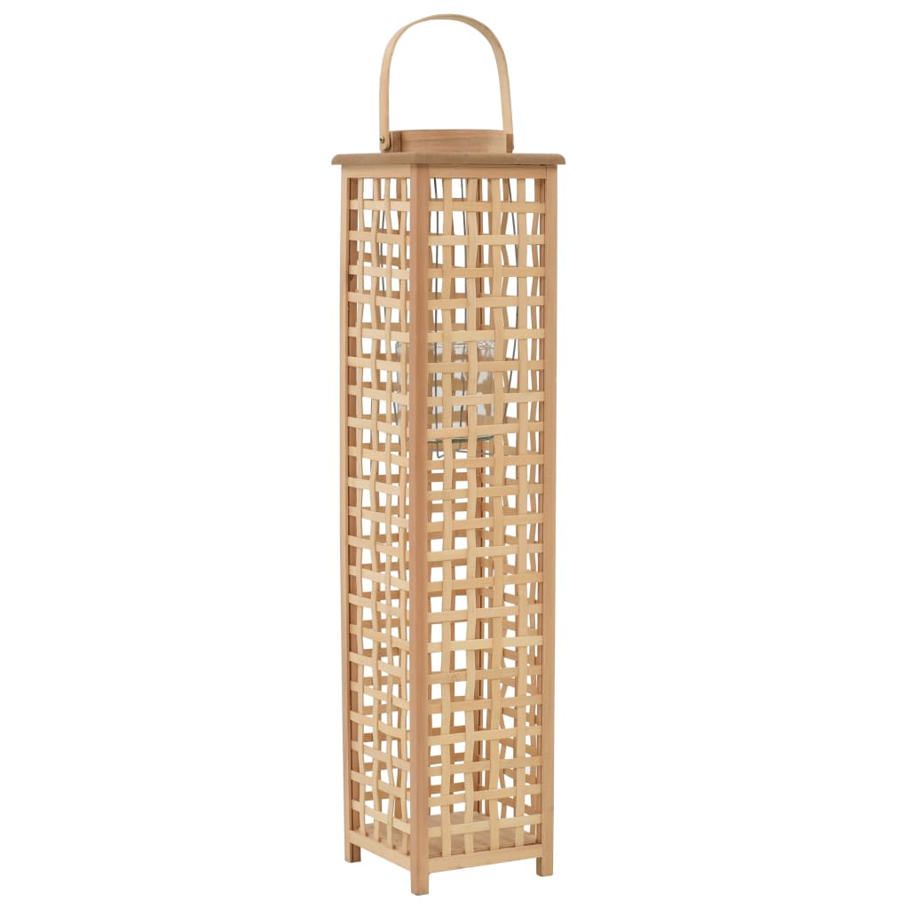 Vidaxl Lantern Holder hængende bambus naturlig