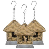 Vidaxl Birdhouses 3 St Wicker