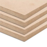 Vidaxl MDF -plader firkantet 60x60 cm 25 mm 4 m