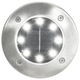 Vidaxl Ground Lamper 8 st Solar LED hvid