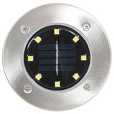 Vidaxl Ground Lamper 8 st Solar LED hvid