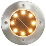 Vidaxl Ground Lamps 8 st Solar ledet varm hvidt