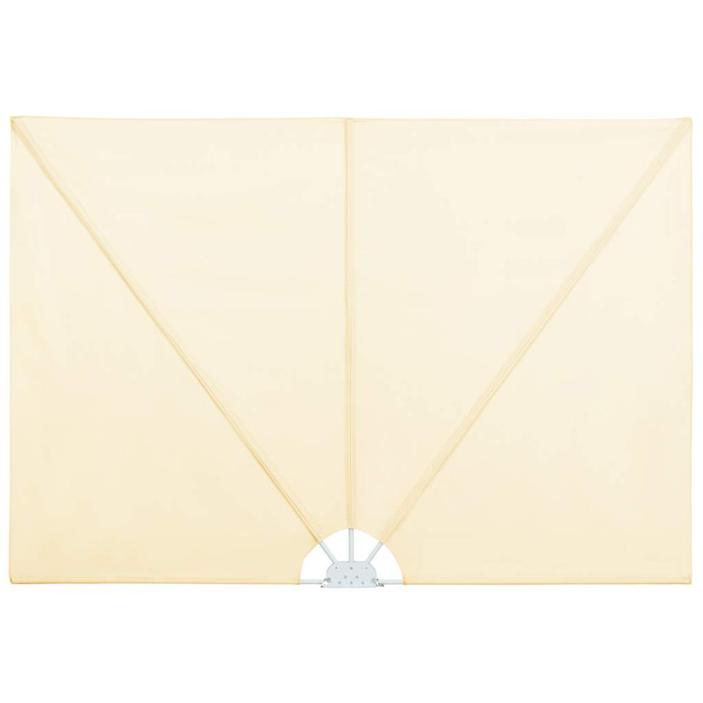 Vidaxl Terrace Screen sammenfoldelig 300x150 cm creme
