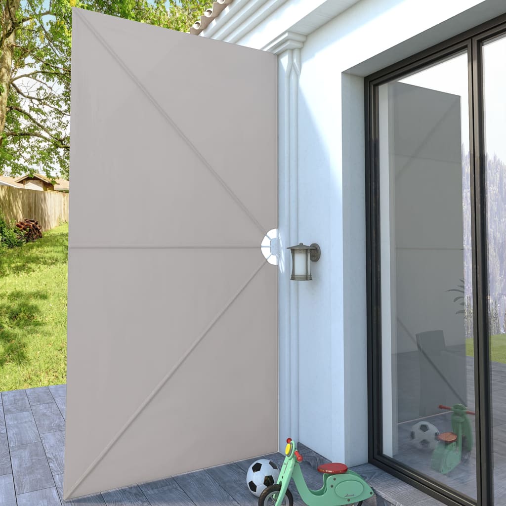 Vidaxx foldbar terrasseskærm 400x200 cm creme